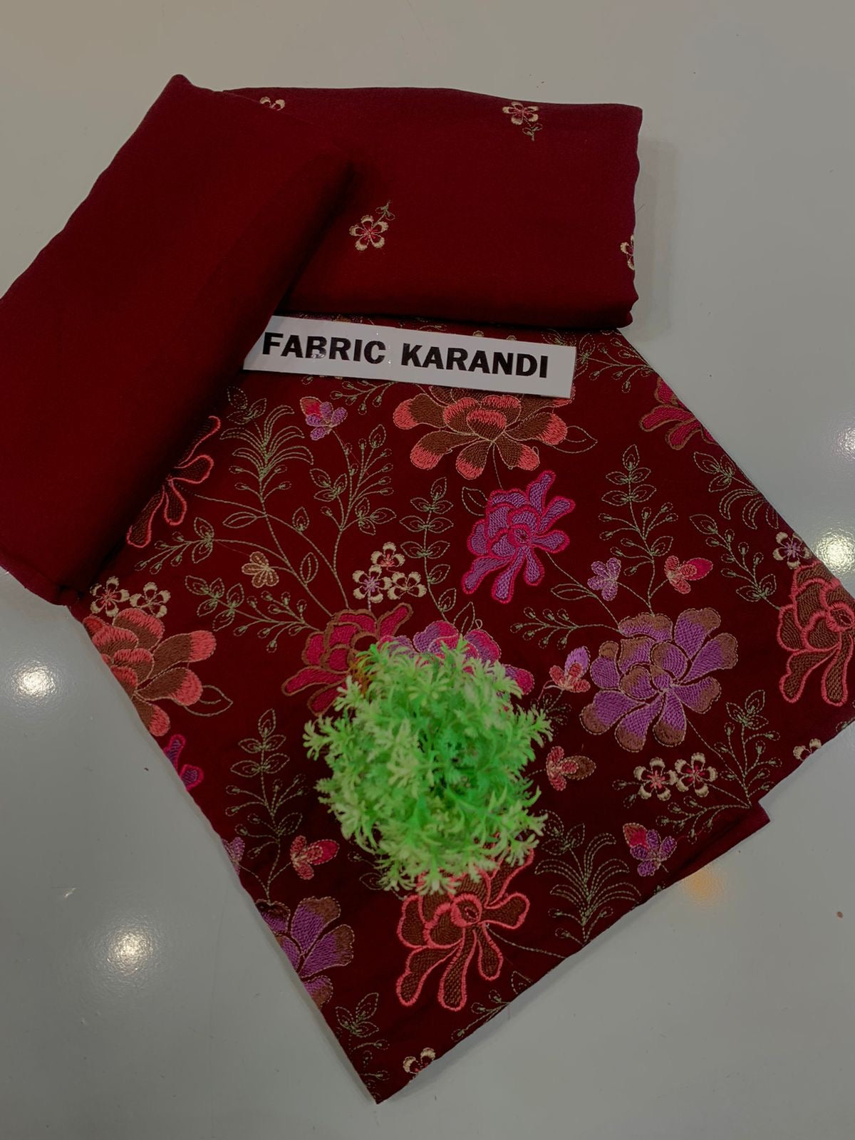 Bareeze - Karandi 2Pc      Premium Embroidered Unstitched Suit - Latest Fashion