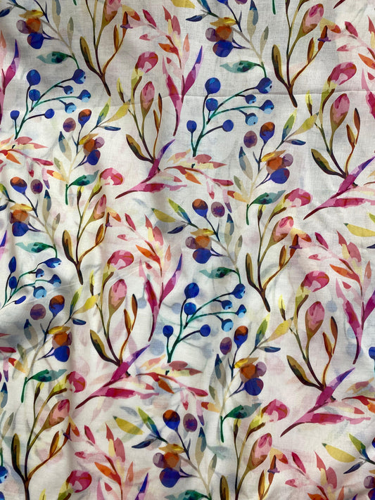 Digital Printed Lawn 2Pcs Unstitched Suits