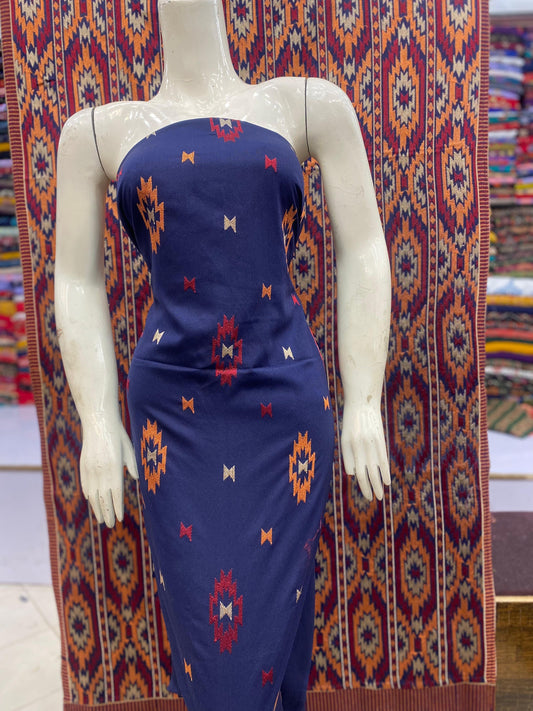 Bareeze - karandi 3Pc Embroidered Unstitched Outfit: winter wear Latest Fashion