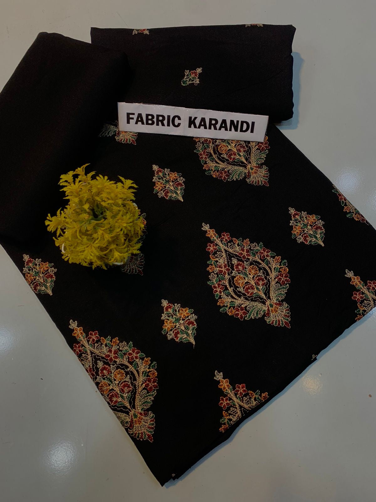 Bareeze - Karandi 2Pc      Premium Embroidered Unstitched Suit - Latest Fashion