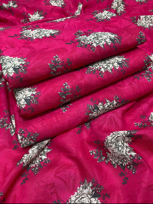 Khaddar - 2Pcs Printed Shirt And Trouser